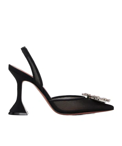 Amina Muaddi Begum Sling 95 High-heeled Sandals In Multi