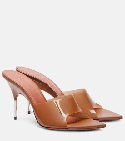Amina Muaddi Bianca 95 Mules