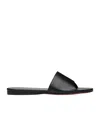 Amina Muaddi Bianca Slippers In Black