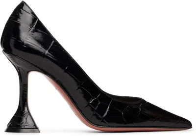 Amina Muaddi Ami Pump 95 Pointed-toe High Heels In Black