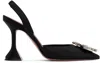 Amina Muaddi Rosie 95mm Crystal-embellished Pumps In Black