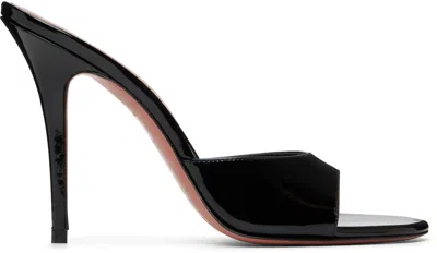 Amina Muaddi Black Elodie Slipper 105 Heeled Sandals