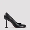 Amina Muaddi Iris Pump 95 Nappa Black 95 Mm Mini Irispump95 Blk In Black