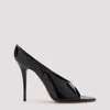 Amina Muaddi Anok Slipper 105 Patent Black 105 Mm Sm