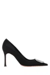 Amina Muaddi Crystal Decorated Pointed High Heels