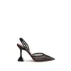 Amina Muaddi Slingback High-heeled Sandals In Black
