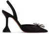 Amina Muaddi Rosie 95mm Crystal-embellished Pumps In Black