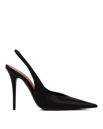 Amina Muaddi Anok Slingback Pumps In Black