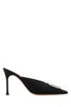 Amina Muaddi Camelia 90 Mules In Multi