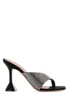 Amina Muaddi Open-toed Square Toed High-heeled Sandals