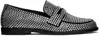 Amina Muaddi Black Tilda Loafers In Black