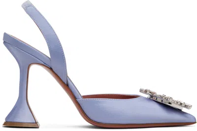 AMINA MUADDI BLUE BEGUM SLING 95 HEELS