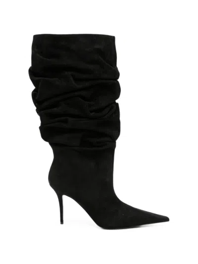 Amina Muaddi Boot In Black
