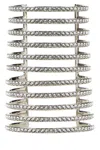 Amina Muaddi Bracciale In Whicrysil