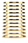 Amina Muaddi Woman Gold Metal Angelica Bracelet In Goldbase