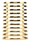 Amina Muaddi Woman Gold Metal Angelica Bracelet