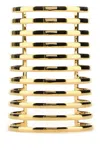 Amina Muaddi Woman Gold Metal Angelica Bracelet In Gold