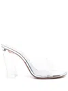 Amina Muaddi Brigitte Pvc Heel Mules