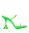 Amina Muaddi Brito Sandals 95 In Green