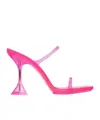 Amina Muaddi Open-toed High-heeled Sandals In Pink