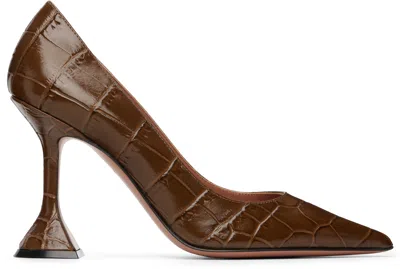 Amina Muaddi Ami Pump 95 Pointed-toe High Heels In Multi