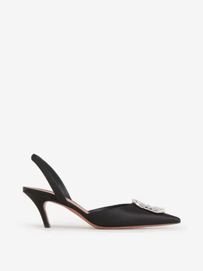 Amina Muaddi Camelia 60 Slingback Shoes