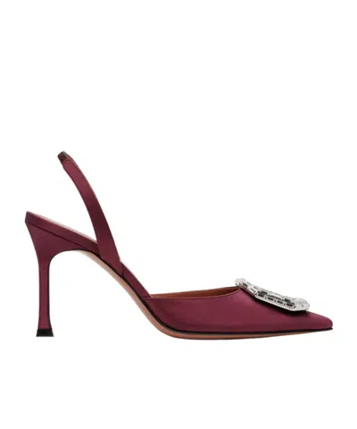 AMINA MUADDI CAMELIA SLING HIGH-HEELED SANDALS
