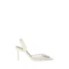 Amina Muaddi Women Camelia Slingback Lace Pumps