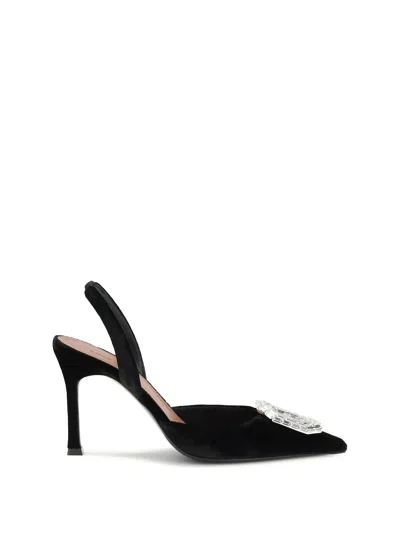 AMINA MUADDI CAMELIA SUEDE PUMPS