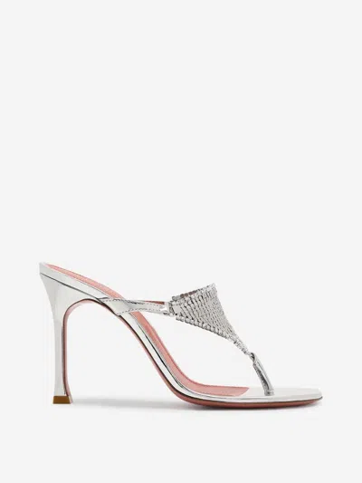 Amina Muaddi Cameron Heel Sandals