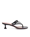 Amina Muaddi Cameron 45 Crystal-embellished Thong Sandals In Animal Print