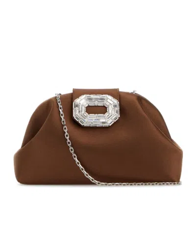 Amina Muaddi Chain Clutch