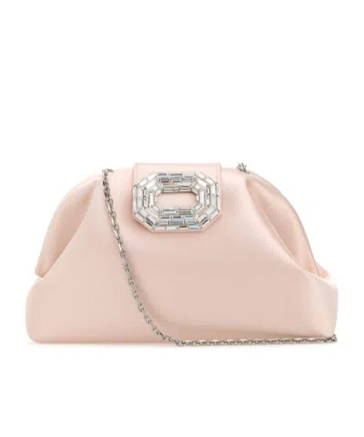 Amina Muaddi Chain Clutch