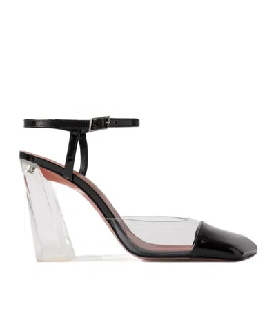 Amina Muaddi Charlotte 95 Hallow Heels In Black