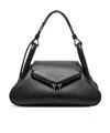 Amina Muaddi Small Gemini Shoulder Bag In Black