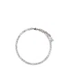 Amina Muaddi Crystal Bracelet In White