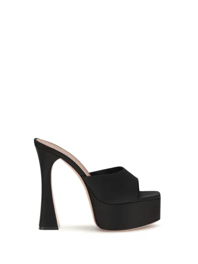 Amina Muaddi Dalida Mule In Black