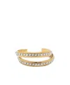 Amina Muaddi Decorated Bracelet In Yellow