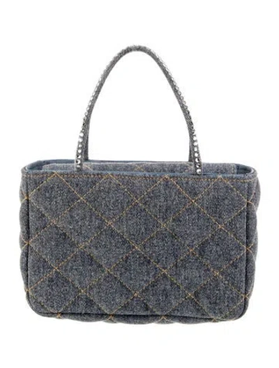 Pre-owned Amina Muaddi Denim Betty In Blue