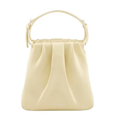 Amina Muaddi Double-handle Handbag In Nude