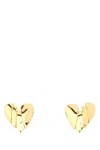Amina Muaddi Heartbreaker Earring Gold Base Heartbreakerearr Gold In Gold