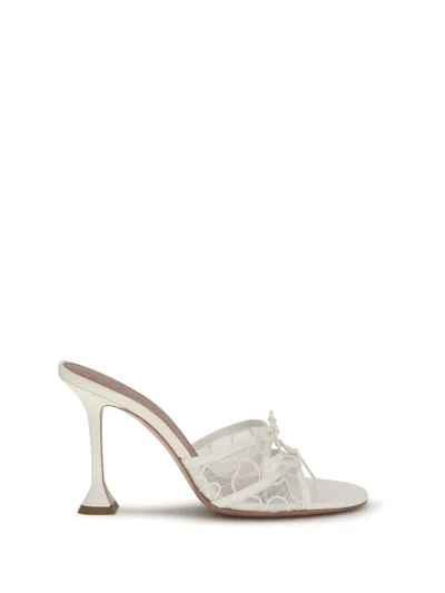 Amina Muaddi Women Eleonora Slipper Sandals In Multi