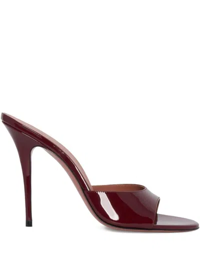 Amina Muaddi Elodie 105 Mule In Red