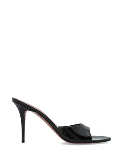 Amina Muaddi Elodie Patent Sandals In Multi