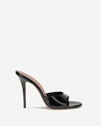 Amina Muaddi Elodie Slipper Sandals In Black