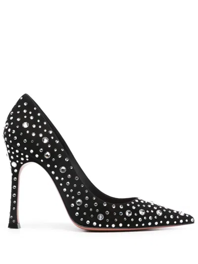 AMINA MUADDI ELSA 110MM SUEDE PUMPS