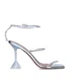 Amina Muaddi Embellished Gilda Glass Sandals 95