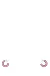 Amina Muaddi Embellished Metal Mini Cameron Earrings