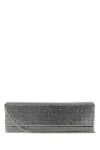 Amina Muaddi Women's Embellished Satin Amini Paloma Clutch