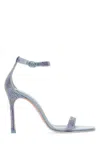 Amina Muaddi Kim 115mm Crystal-embellished Sandals In Blue